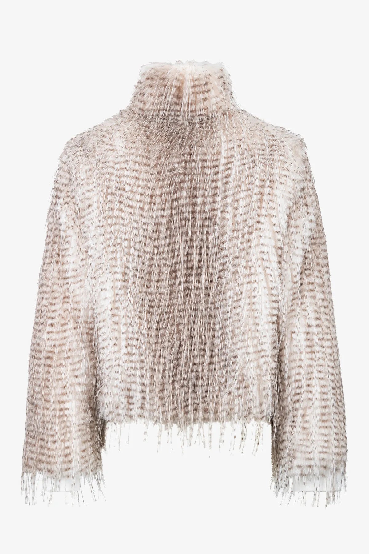 Bedruckte Kunstfell-Jacke 02