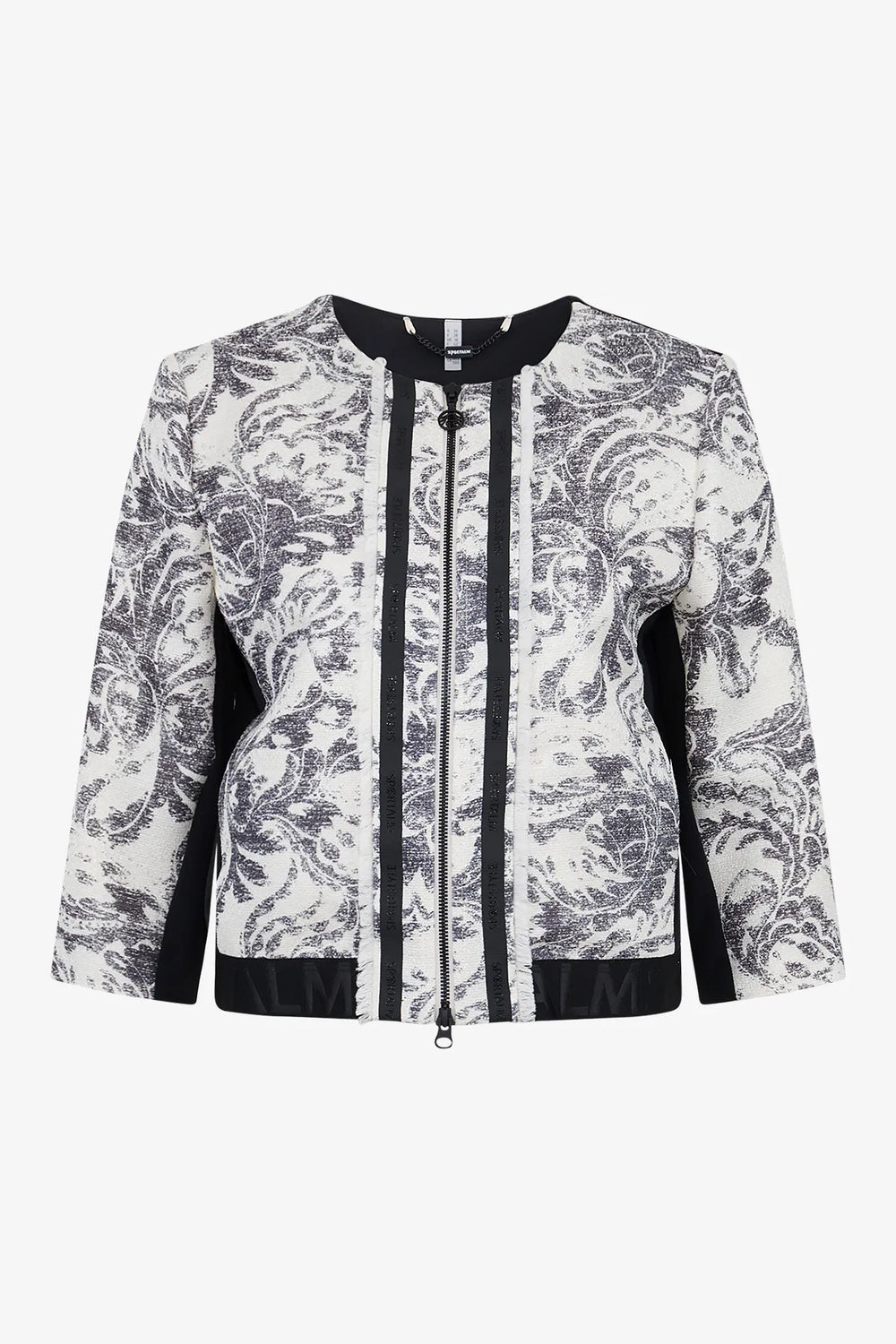 Kurze Jacke mit Rundhalsausschnitt 01