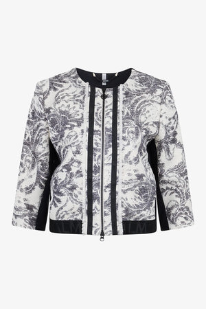 Kurze Jacke mit Rundhalsausschnitt 01