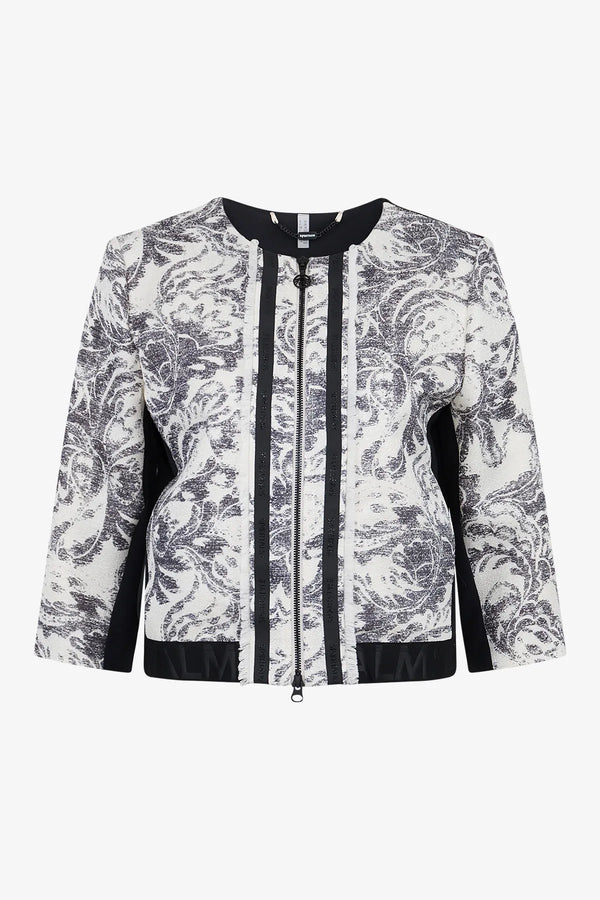 Kurze Jacke mit Rundhalsausschnitt 01