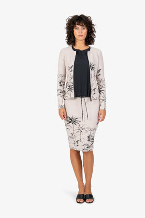 Jersey-Jacke mit Rundhalsausschnitt 02