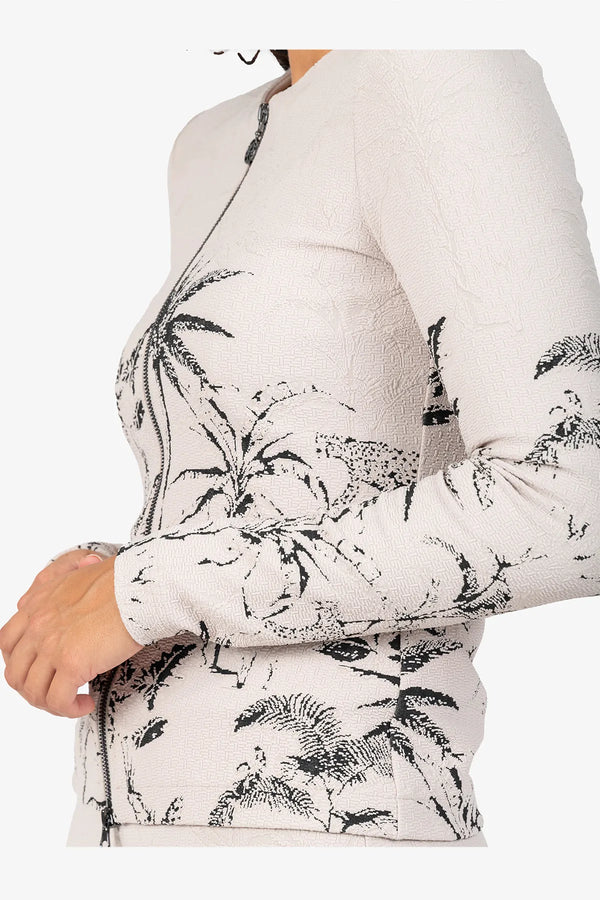 Jersey-Jacke mit Rundhalsausschnitt 06