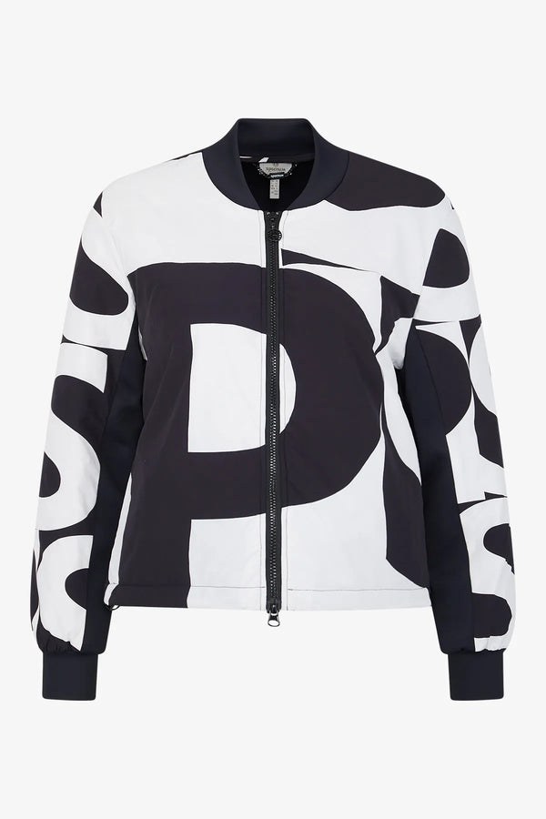 Jacke mit College-Kragen 01