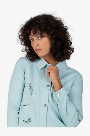 Jacke mit Hemdkragen 07