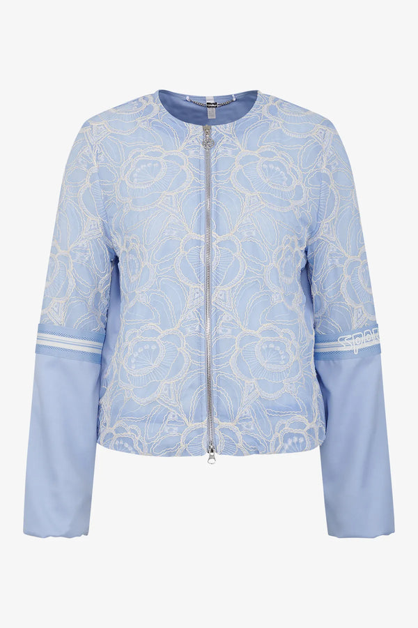 Jacke mit Rundhalsausschnitt 01