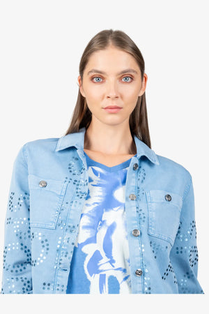 Jacke mit Hemdkragen 07