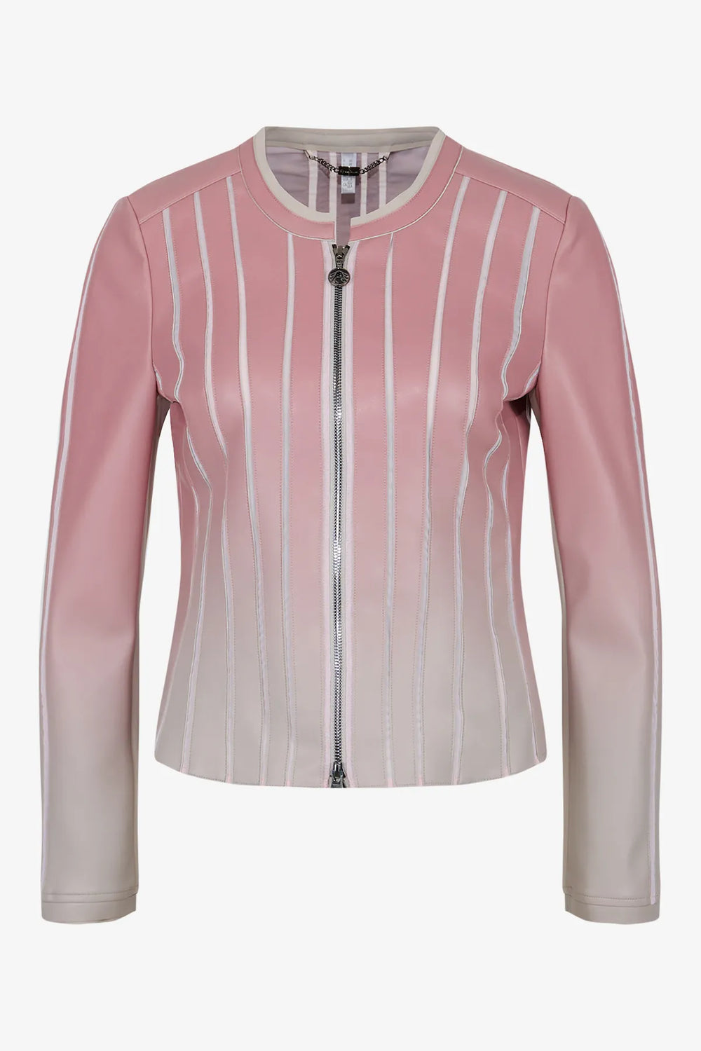 Jacke mit Rundhalsauschnitt 01
