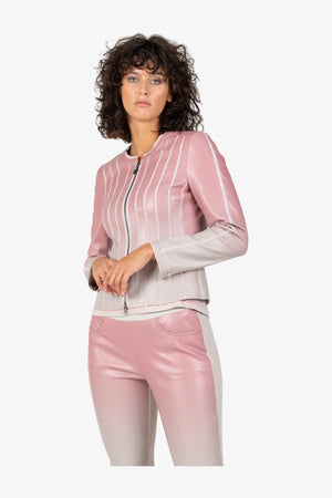 Jacke mit Rundhalsauschnitt 05