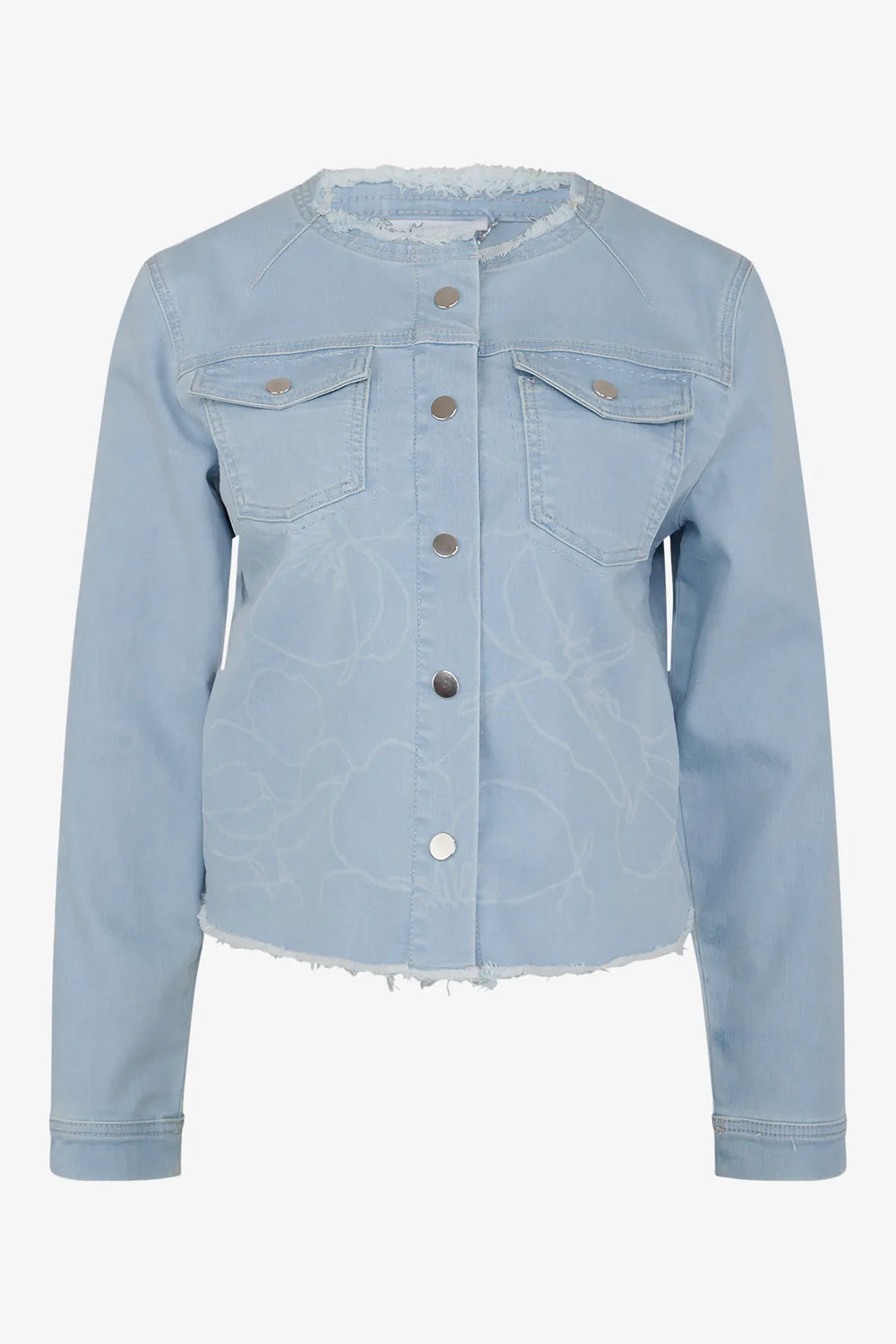 Jacke mit Rundhalsausschnitt 01