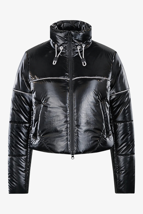 Outdoor-Jacke mit Strasspaspel 01
