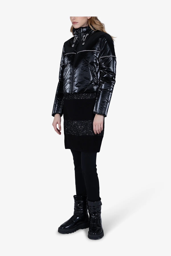 Outdoor-Jacke mit Strasspaspel 04