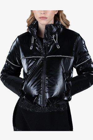 Outdoor-Jacke mit Strasspaspel 06