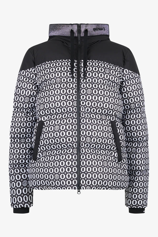 Modische Jacke mit Echtdaunen-Füllung 01
