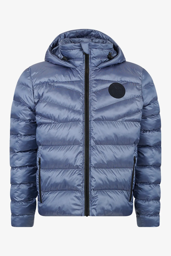 Daunenjacke mit sportiven Absteppungen 01