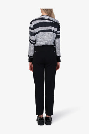 Blusen-Blouson mit abstraktem Print 05
