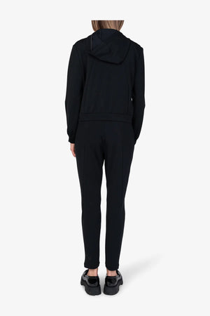 Kapuzenjacke aus Kunstleder 05