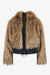 Unechte Felljacke mit Kapuze 01