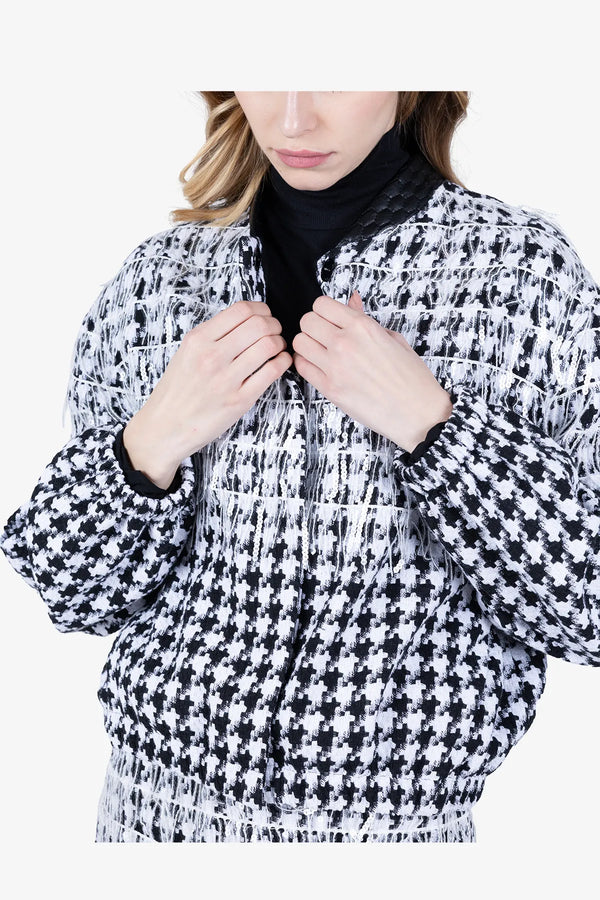 Jacke mit Pailletten-Fransen 07