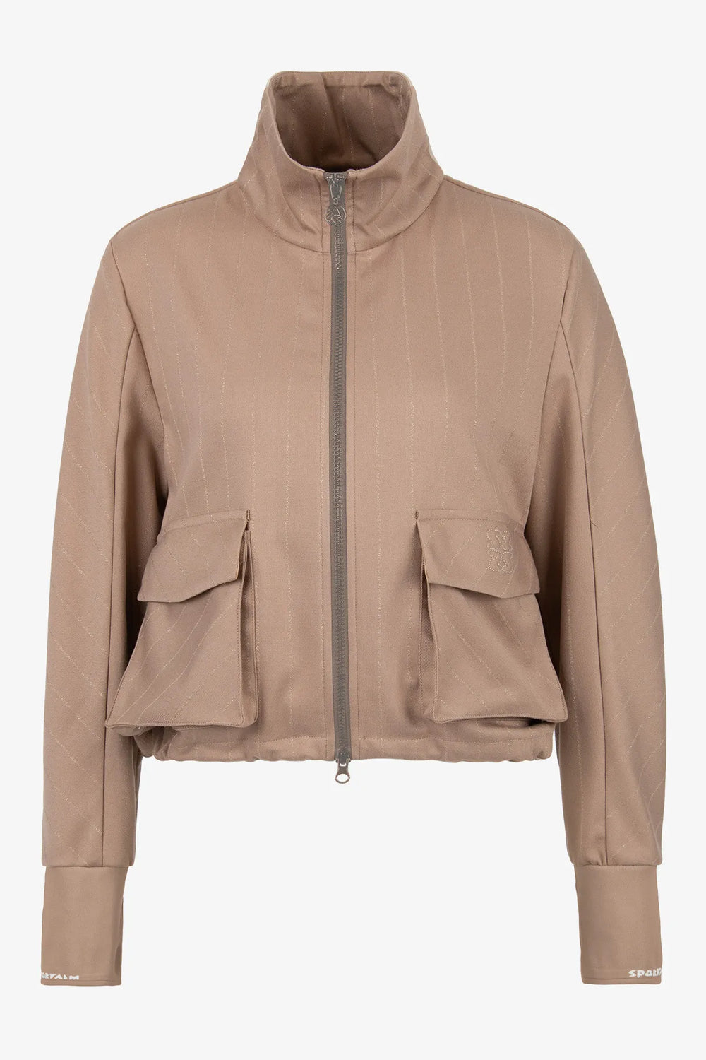 Blouson-Jacke aus Nadelstreif 01