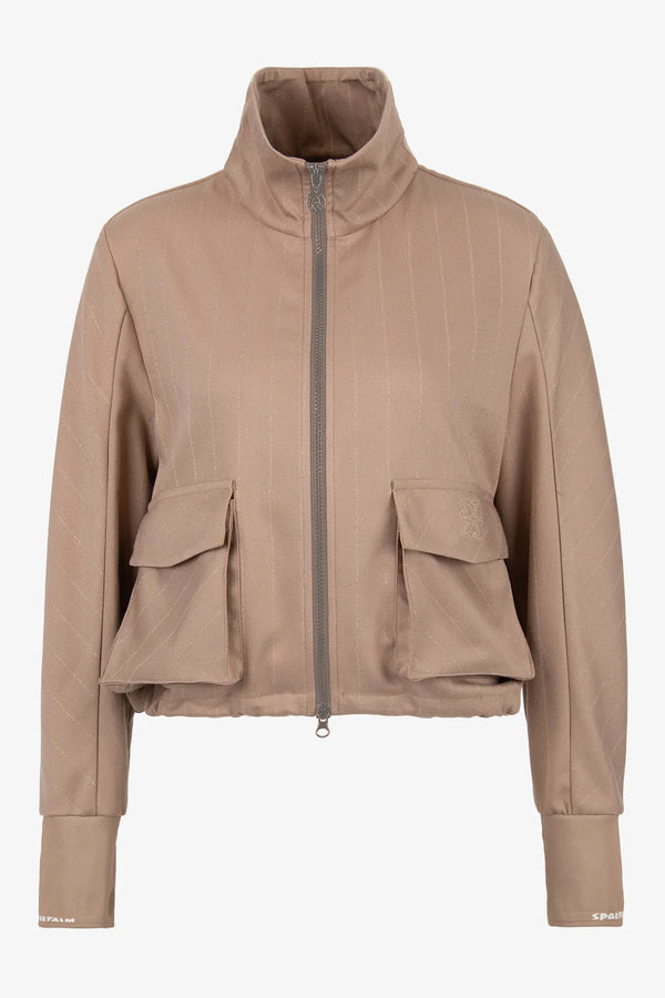 Blouson-Jacke aus Nadelstreif 01