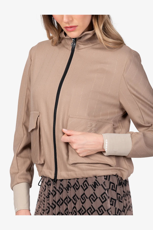Blouson-Jacke aus Nadelstreif 07