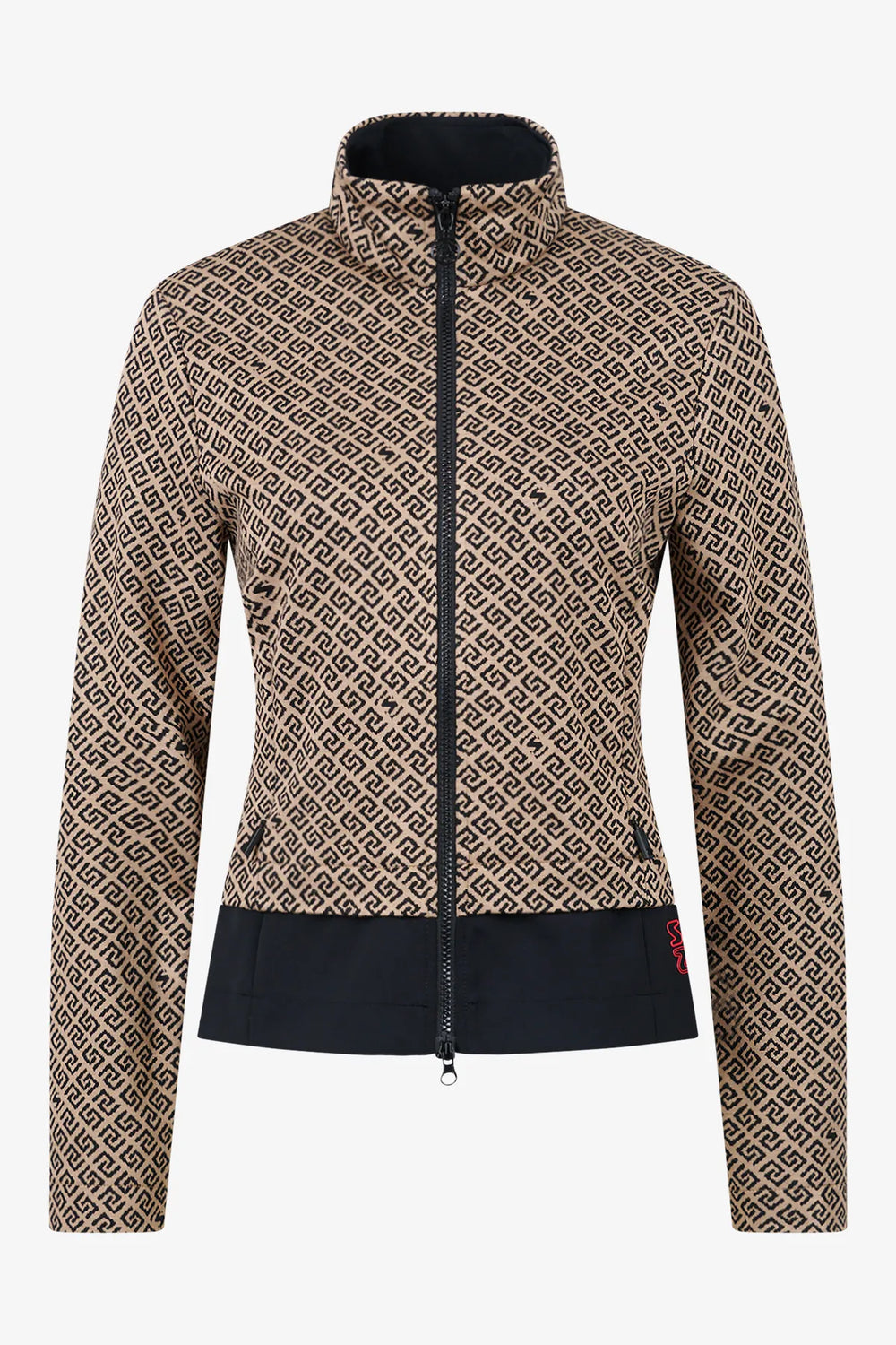 Jacke mit grafischem Jacquard-Dessin 01