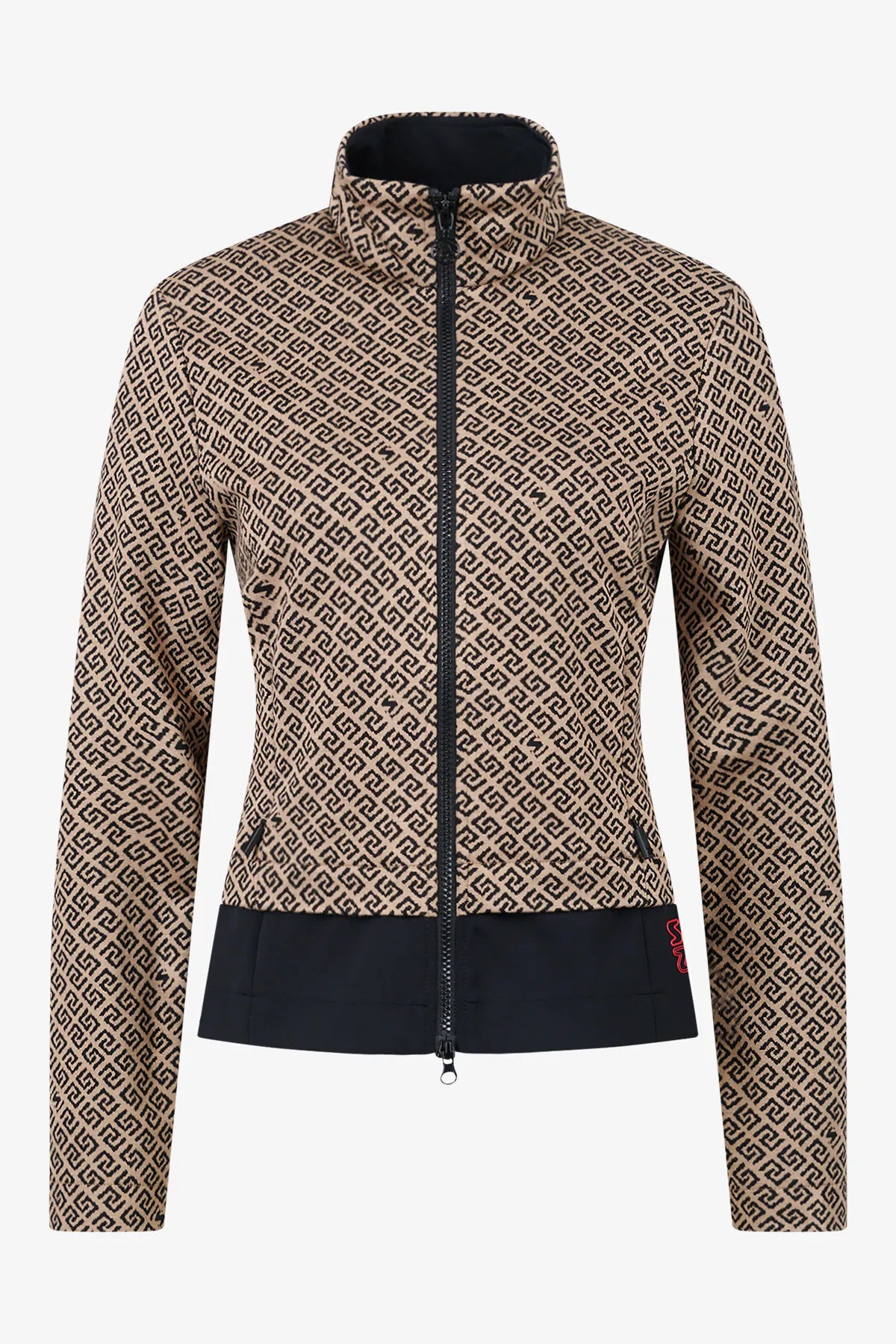 Jacke mit grafischem Jacquard-Dessin 01
