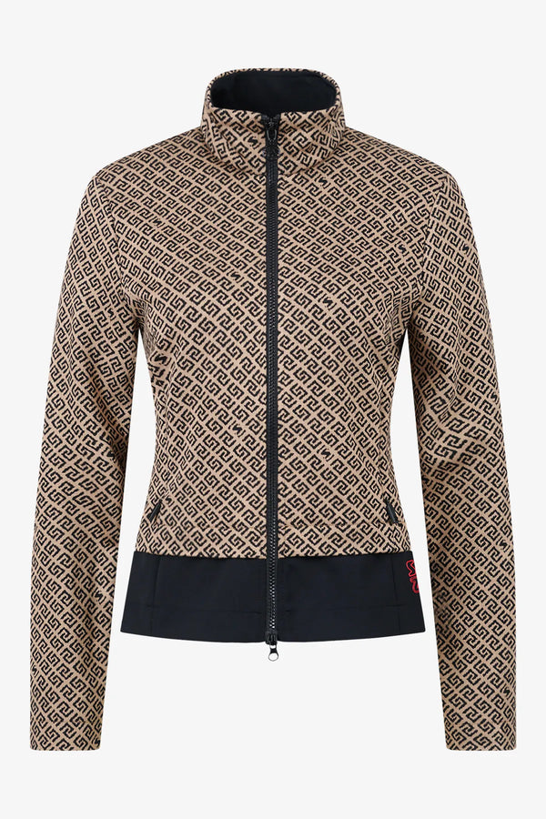 Jacke mit grafischem Jacquard-Dessin 01