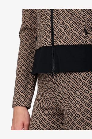 Jacke mit grafischem Jacquard-Dessin 07