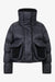 Daunenjacke mit Plüsch-Details 01