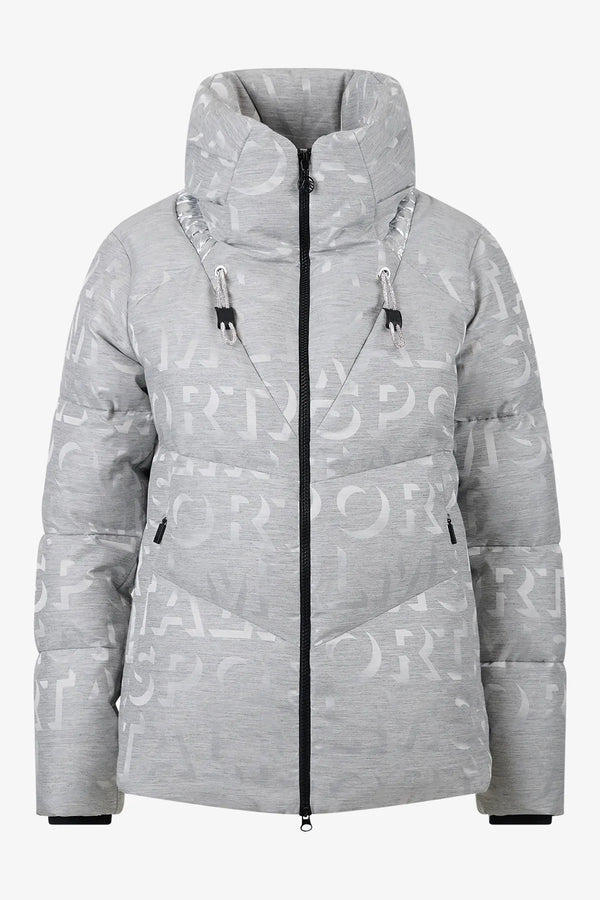 Daunenjacke im Jacquard-Dessin 01
