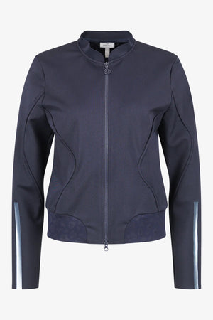 Kurze, feminine Stehkragen-Jacke 01