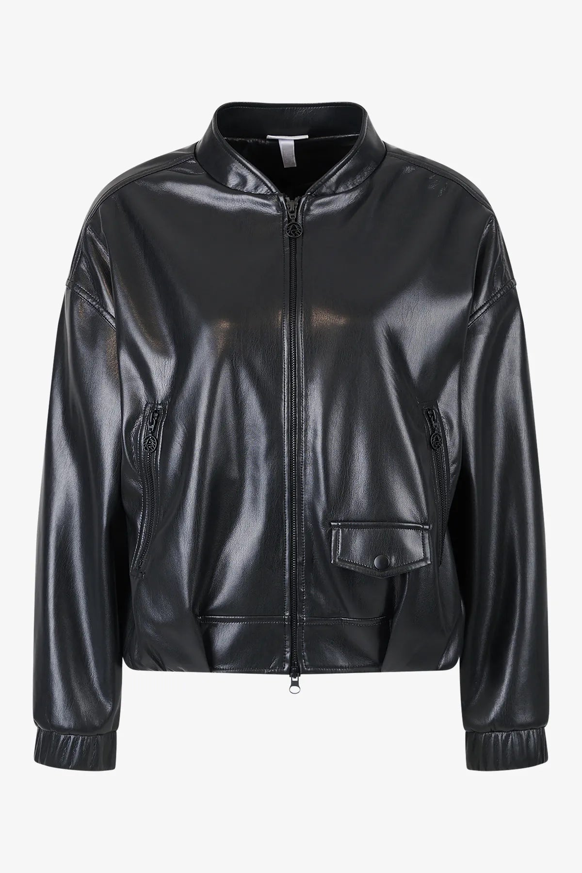 Blouson-Jacke aus Kunstleder 01