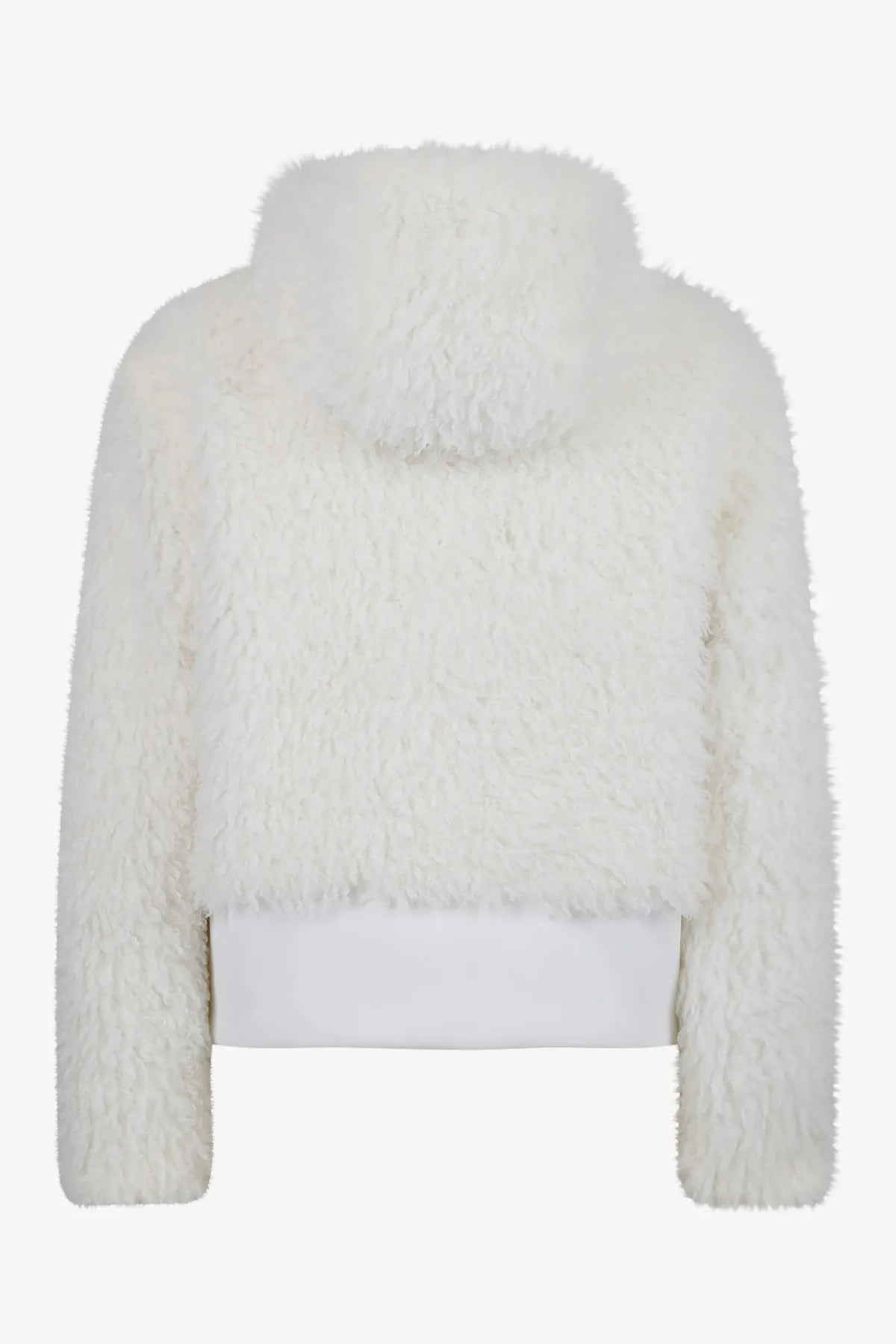 Unechte Felljacke mit Kapuze 02