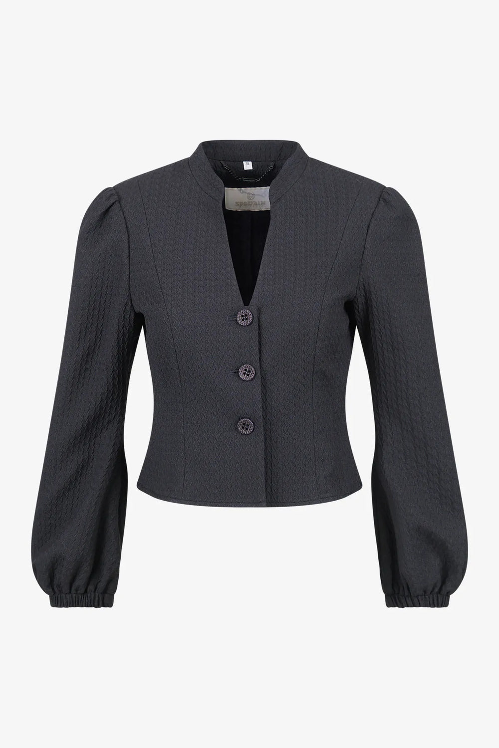 Feminine Jacke mit voluminösem Ärmel 01