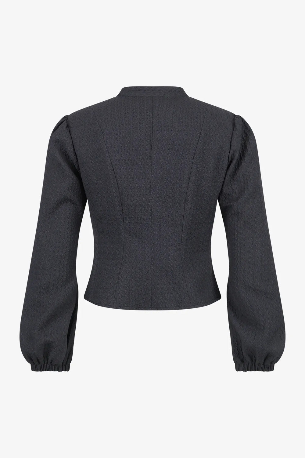 Feminine Jacke mit voluminösem Ärmel 01