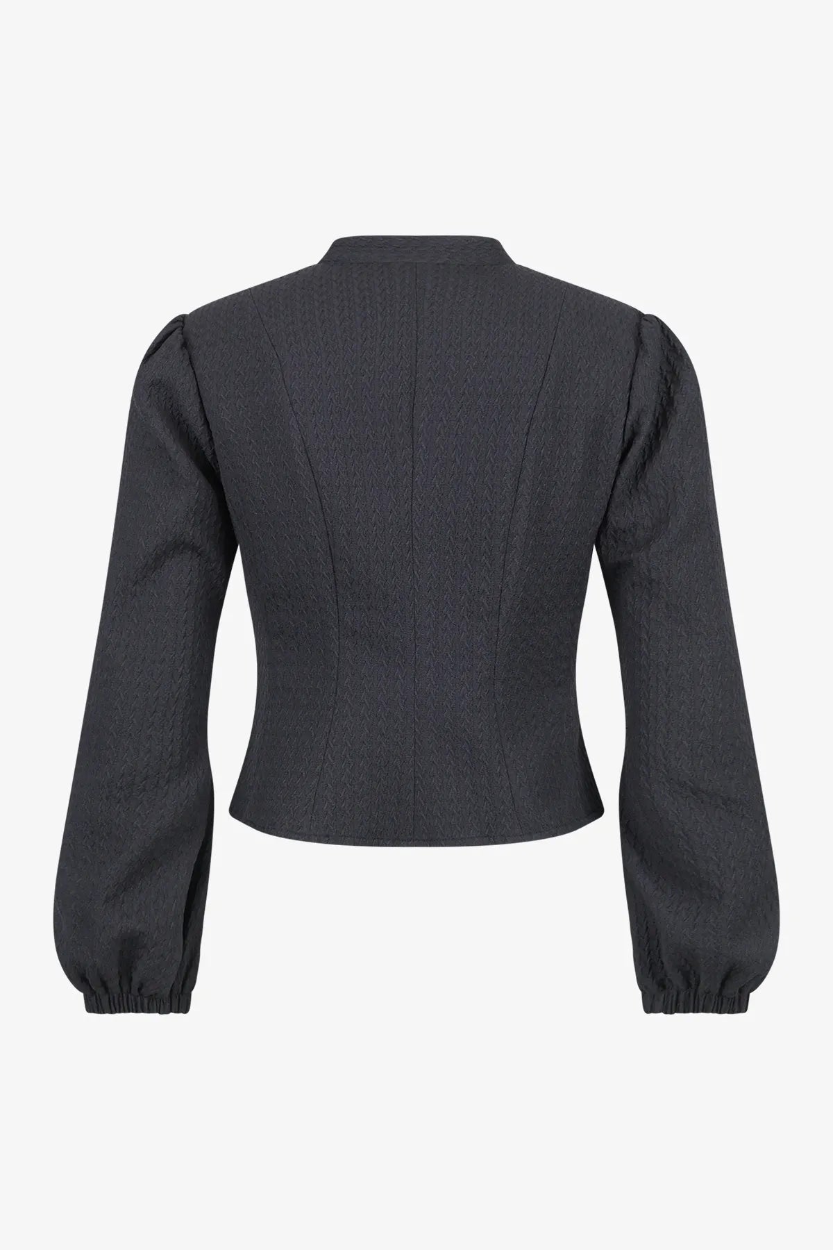 Feminine Jacke mit voluminösem Ärmel 02