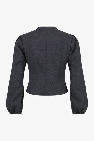 Feminine Jacke mit voluminösem Ärmel 02