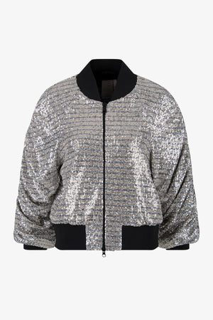 Glamouröse Bomber-Jacke 01
