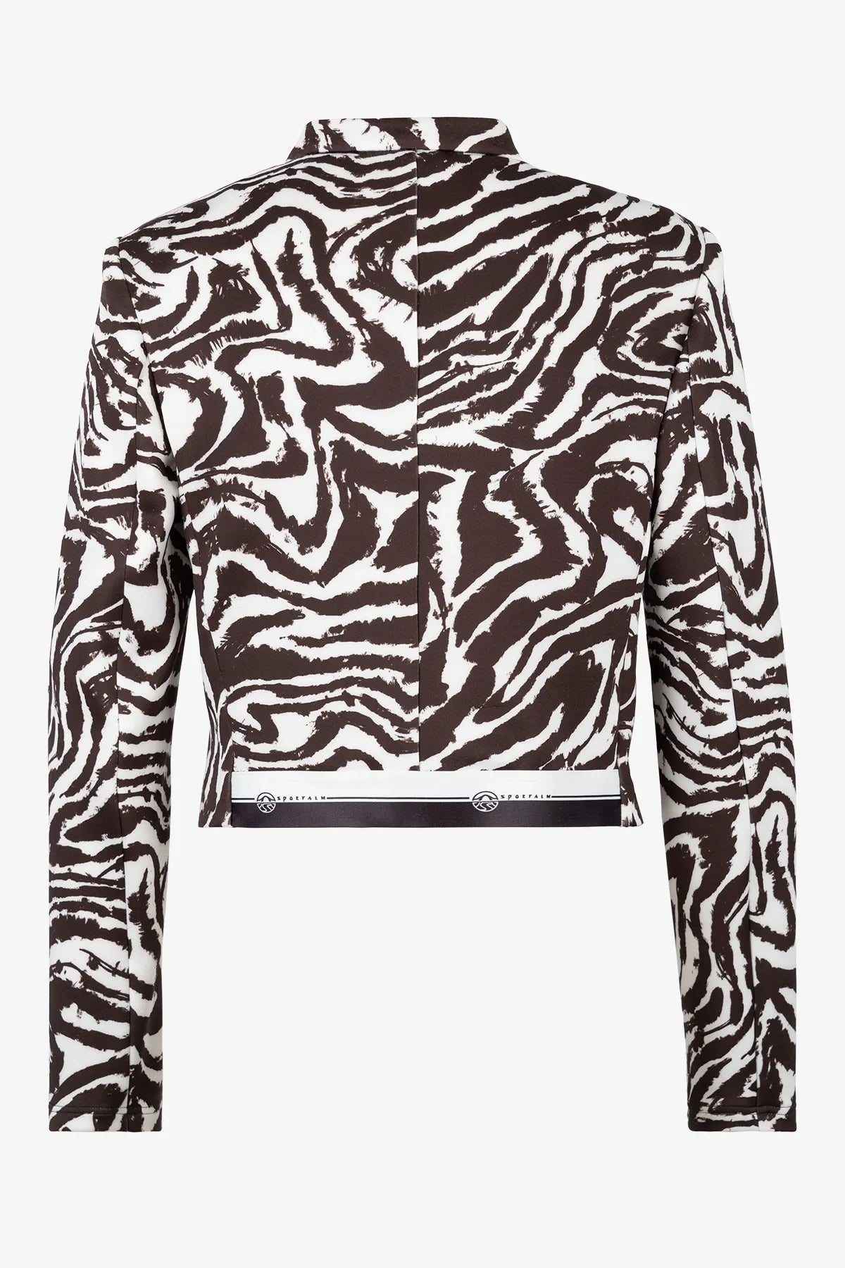 Jacke mit Stehkragen im Zebra-Dessin 02