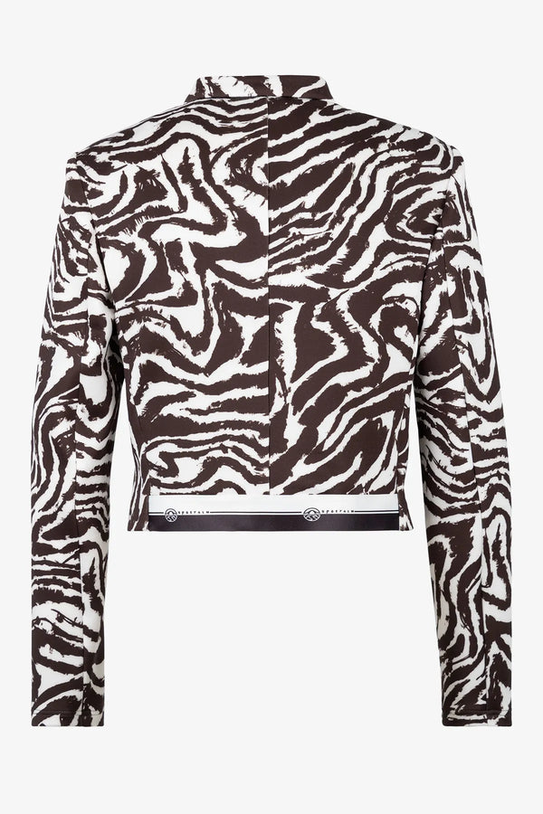 Jacke mit Stehkragen im Zebra-Dessin 02