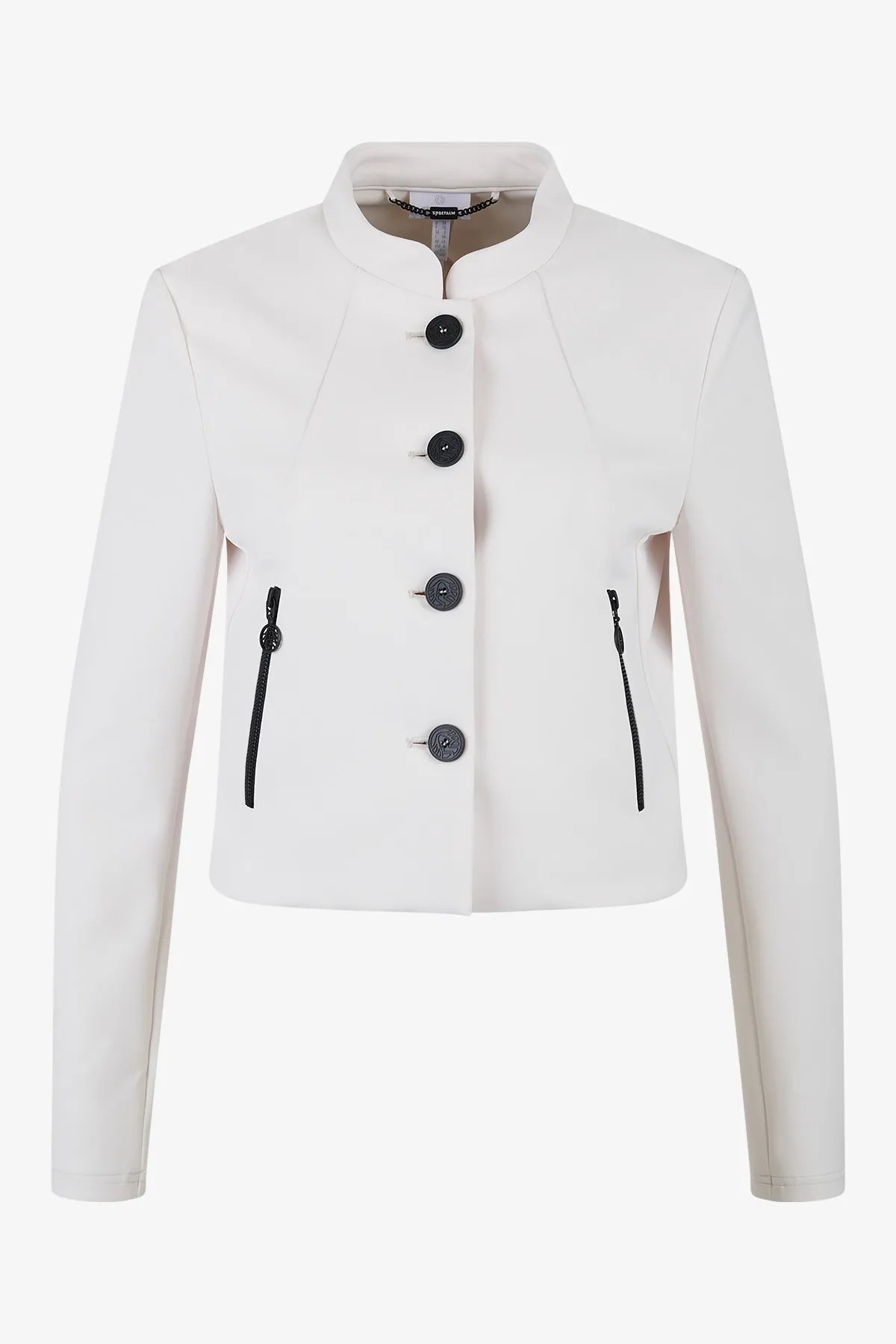 Kurze Jacke mit Stehkragen 01