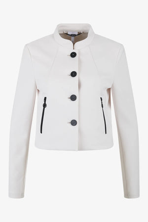 Kurze Jacke mit Stehkragen 01
