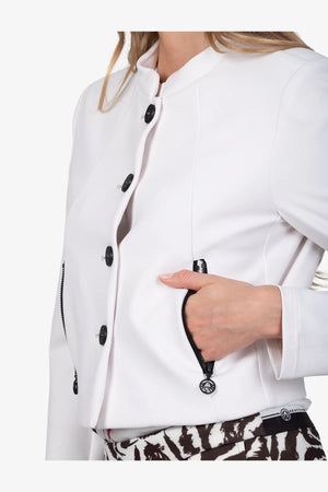 Kurze Jacke mit Stehkragen 07