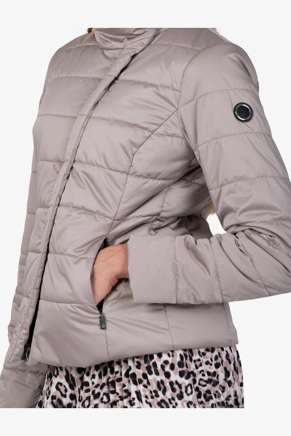 Wattierte Jacke im Biker-Style 07