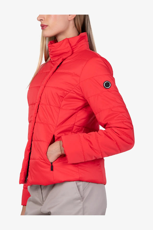 Wattierte Jacke im Biker-Style 06