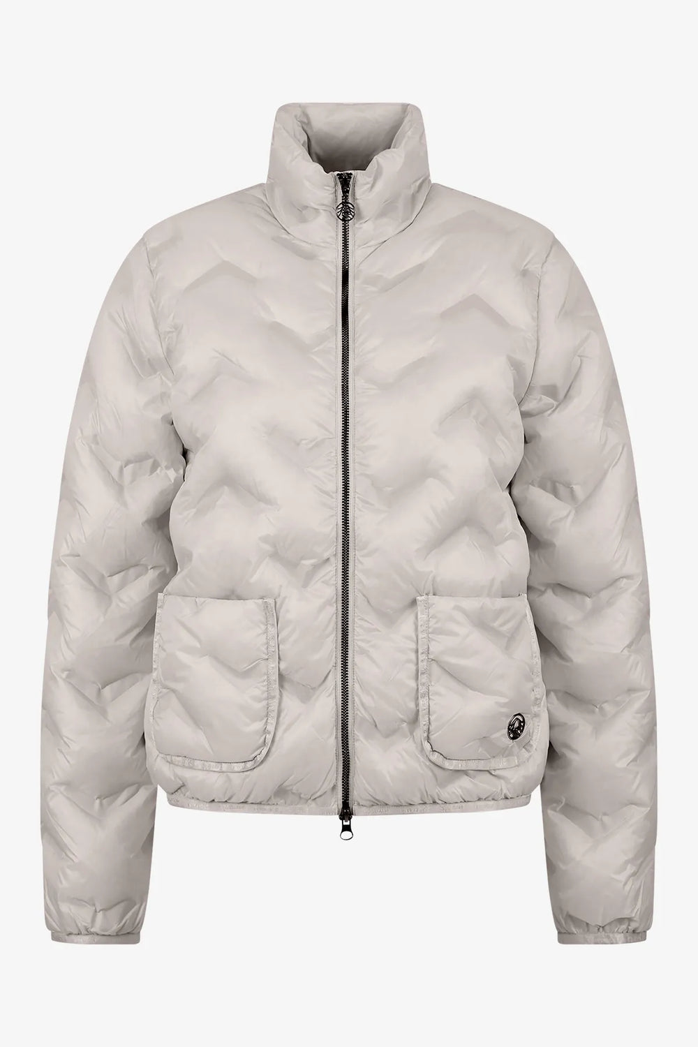 Daunenjacke mit Zackenprägung 01