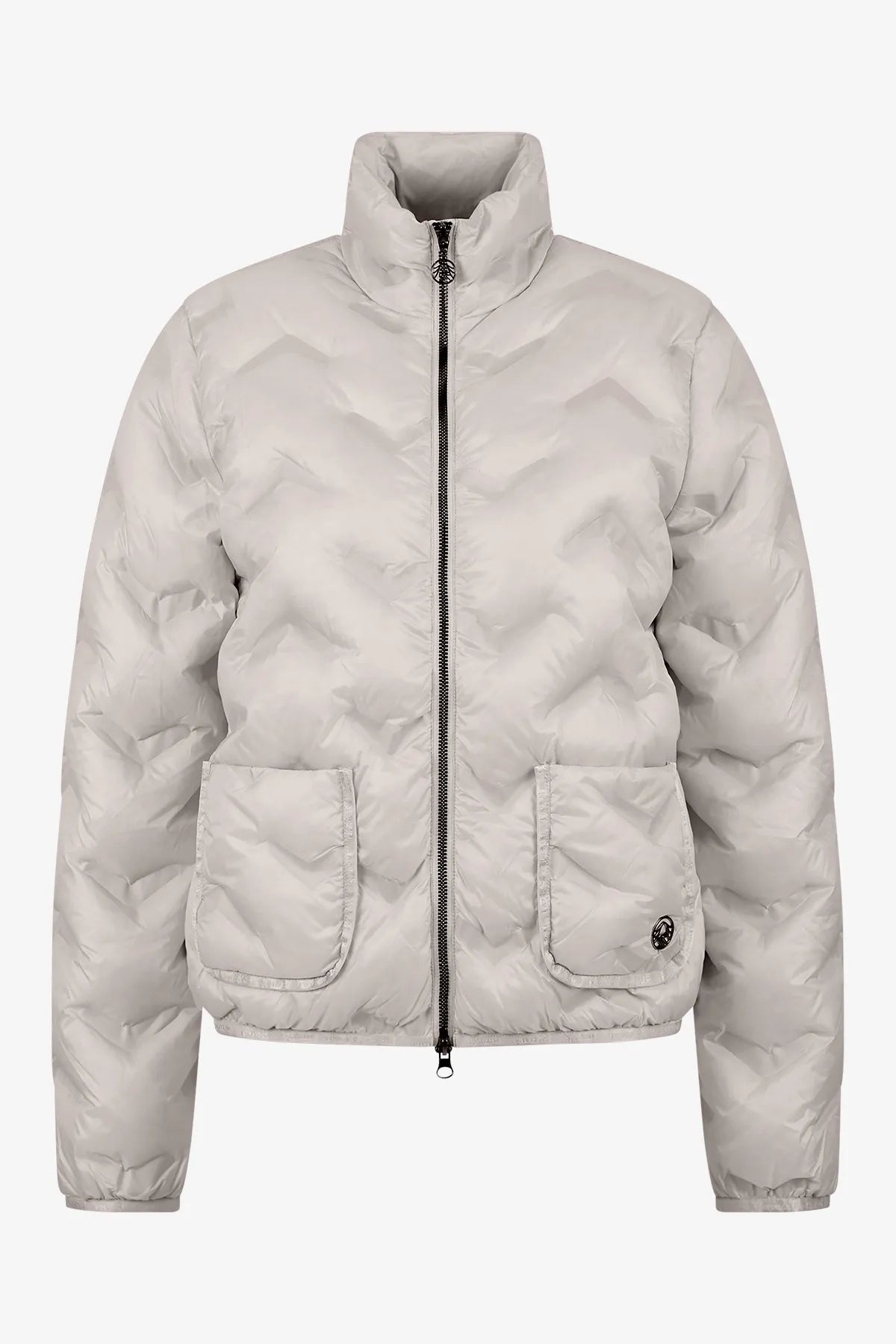 Daunenjacke mit Zackenprägung 01