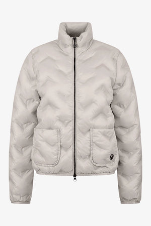 Daunenjacke mit Zackenprägung 01