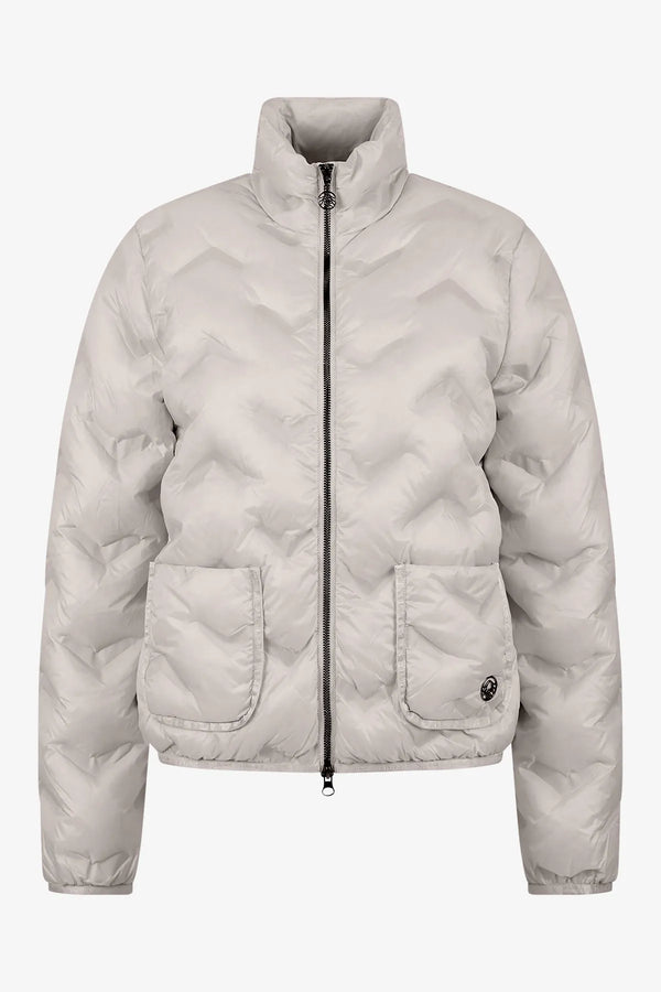 Daunenjacke mit Zackenprägung 01